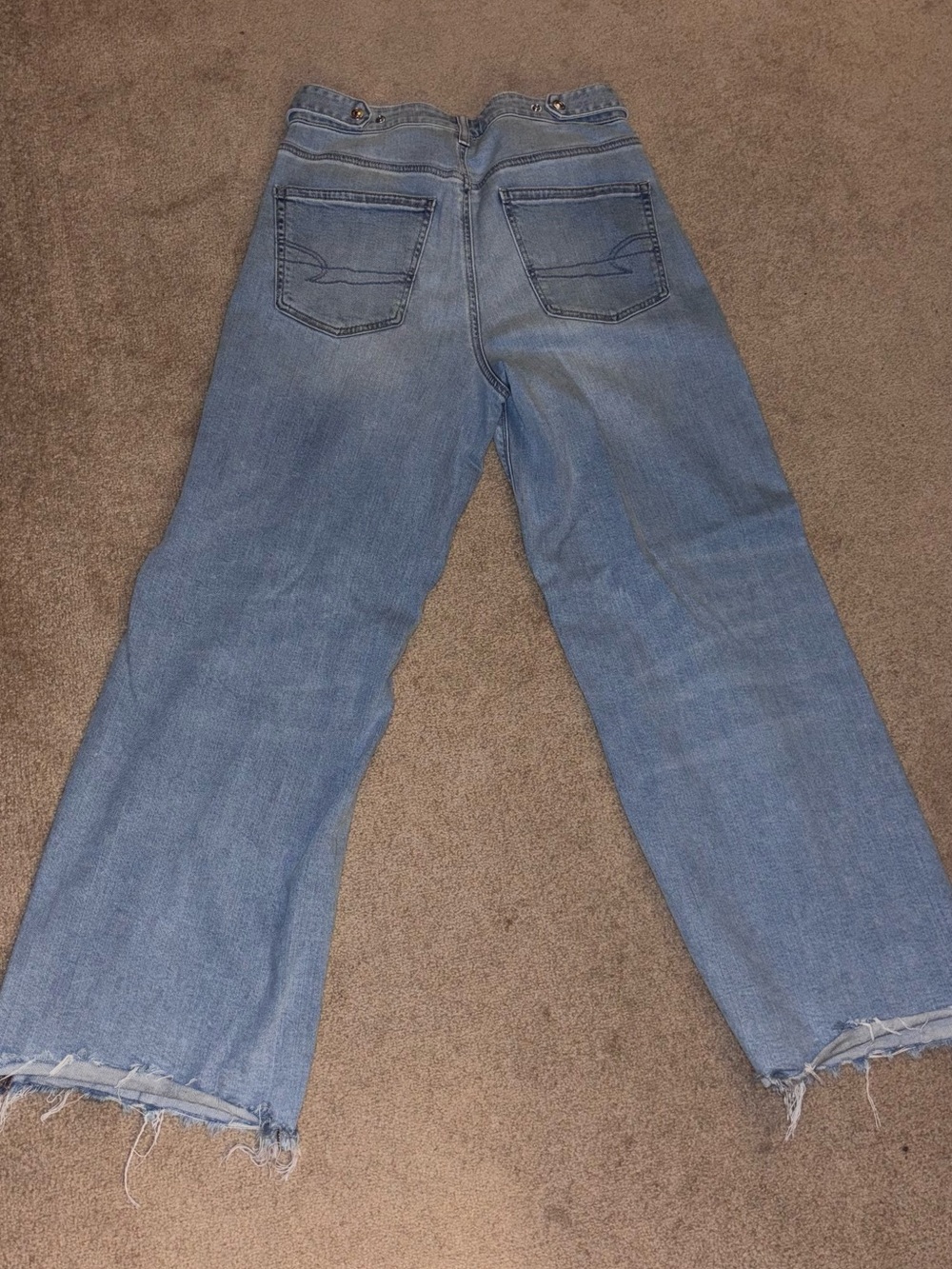 American Eagle Outfitters Light Wash Wide Leg Jeans NWOT - Picture 5 of 6